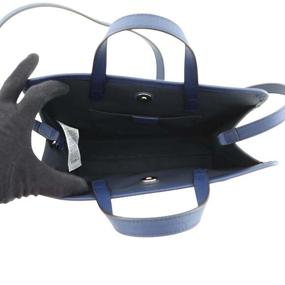 GUCCI Blue Leather Shoulder Bag - Picture 6 of 13